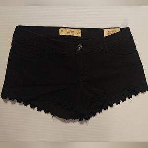 Hollister Black Jean Shorts